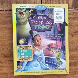 Princess and the Frog Blu-ray, DVD 📀 Combo